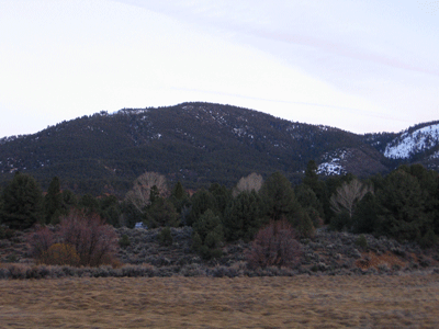 NE-side Frazier Mountain from Chuchupate Valley along Lockwood Valley Road