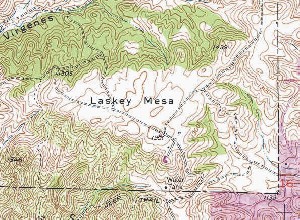 Laskey Mesa Topo Map